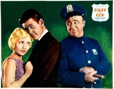 Riley The Cop Us Lobby Card, Nancy Drexel David Rollins Old Movie Photo