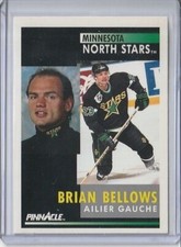 1991-92 Pinnacle French #129 Brian Bellows Minnesota North Stars