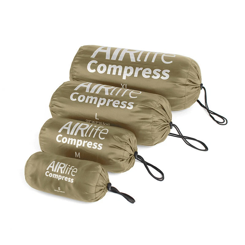 4x Compression Stuff Sack Outdoor Compression Roll Bag Carry On Suitcases 4-Size - Image 4 of 4