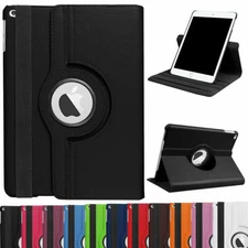 For Apple iPad Pro 10.5'' 2017 360 RotateLeather Swivel Case w/ Screen Protector