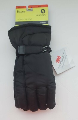 Xersion Mens Gloves Cold Weather L/XL Ski Gloves Thinsulate New with Tags 