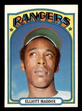 1972 Topps Baseball #277 Elliott Maddox NM/MT *d3