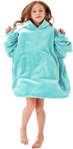 Blanket Hoodie for Kids Super Soft Warm Oversized Hooded Blanket Sweatshirt - Picture 11 of 14