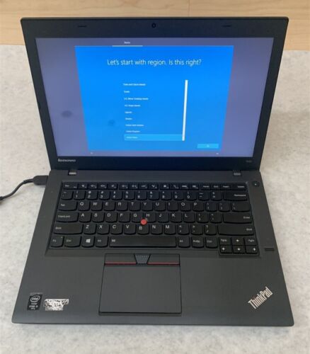 Lenovo ThinkPad T450 14" i5-5300U 2.30GHz 8GB RAM 180GB SSD Win 10 Laptop *READ*