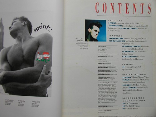 Blitz Magazine. April 1988. No. 64. Morrissey, David Byrne etc - Foto 2 di 6