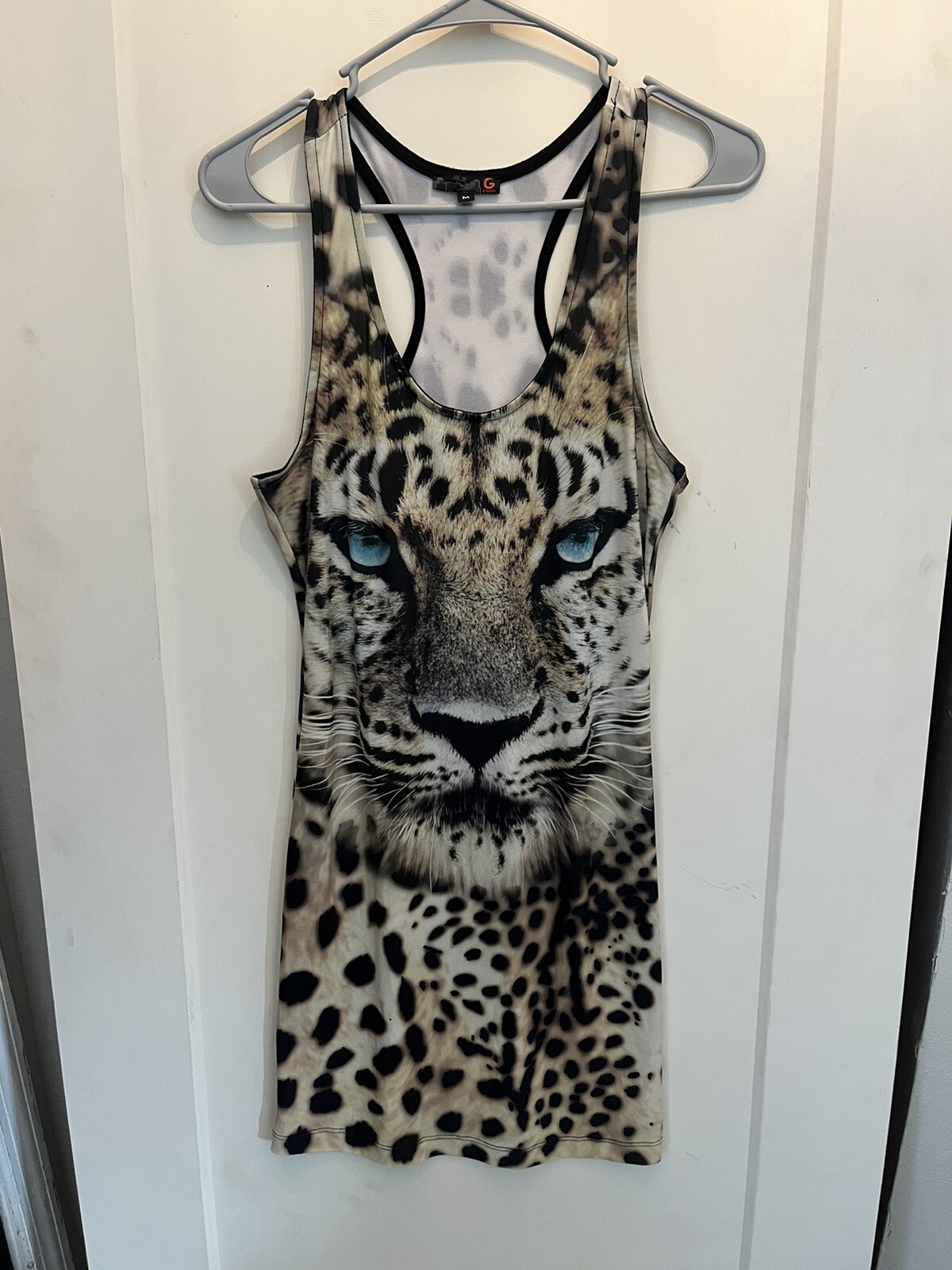 G by Guess Leopard Dress Womens size Medium