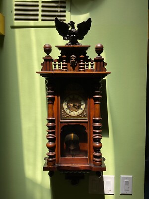Gustav Becker (Silesia) P35 swinger Wall Clock  ️.  ️.  ️