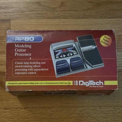 DigiTech RP-80 Multi-Effects Guitar Effect Pedal NO AC ADAPTER UNTESTED