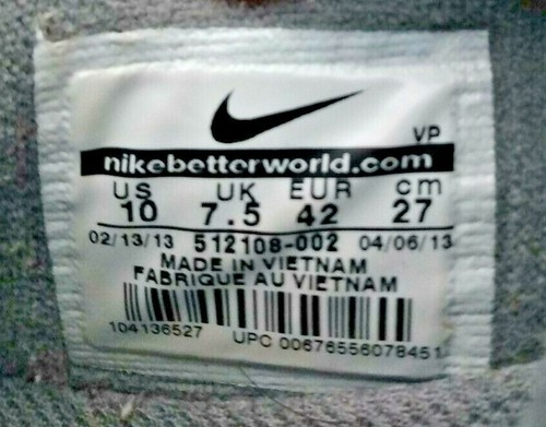 Nike Women's 512108-002 Gray Teal Running Shoes Lace Up Size 10 - Picture 8 of 8