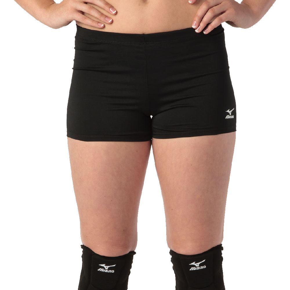 Mizuno Women's Low Rise Vortex Volleyball Shorts, 4 Mizuno Women's Low Rise Vortex Volleyball Shorts, 4