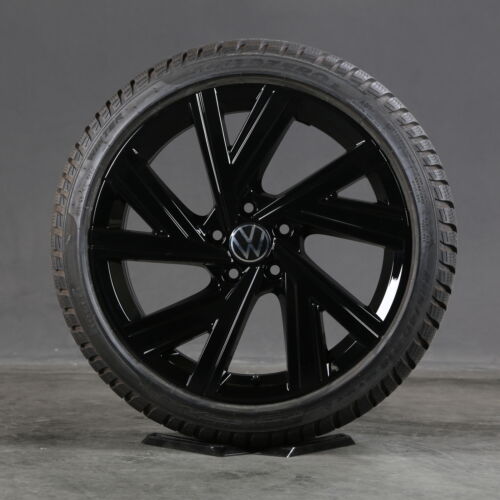Roues hiver 18 pouces originales VW Golf 8 VIII Bergame 5H0601025AE pneus hiver - Photo 5 sur 6