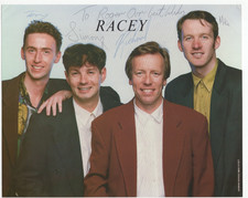 Racey Signed Photo / Autographed English Pop Band