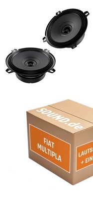 Lautsprecher Boxen Heck Audison APX 5 für Multipla 1 2x Tief-Mitteltöner mit int