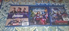 3 BOX+3 Blu Ray nuovi sig AVENGERS END GAME/THE AVENGERS/AGE OF ULTRON audio ITA