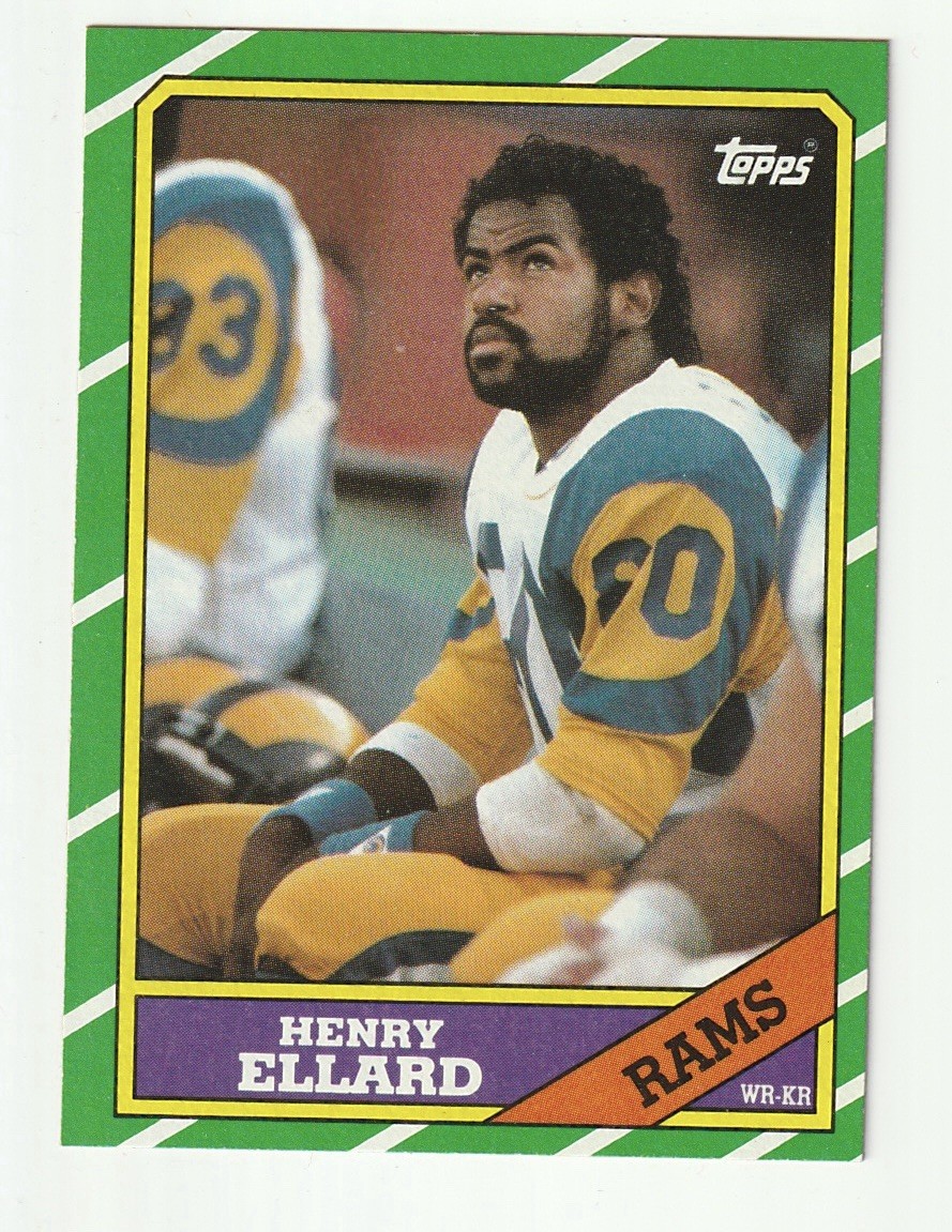 Henry Ellard 1986 Topps #79 Los Angeles Rams