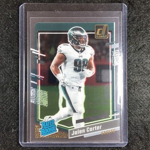 2023 Clearly Donruss Football JALEN CARTER Rated Rookie Gold #64