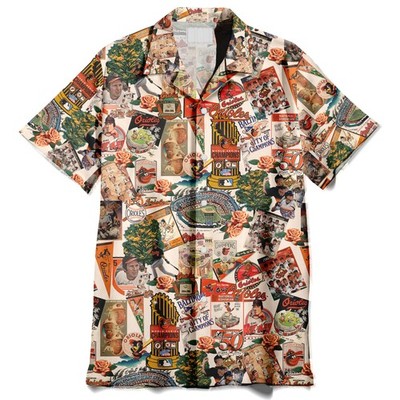 Baltimore Orioles Where the Sun Meets Vintage Dreams Hawaiian Shirt Ow