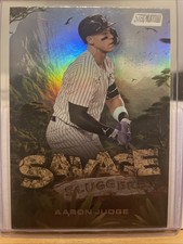 2025 Topps Stadium Club - Savage Sluggers Aaron Judge #SS-19!! Rainbow Foil