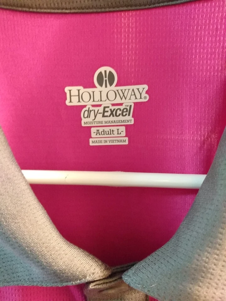 Polo Holloway Dry-Excel Damas Talla Adulto L Rosa/Gris Foto 2 de 4