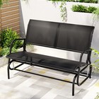 <!--F#f_0-->Outdoor Garden Bench Seat Swing Glider Rocking 2 Seater Patio Furniture Bl NG-BK<!--F/-->