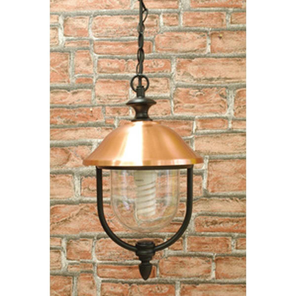 Lanterna con Catena W60 Copper - Illuminazione Esterna Rame Classica