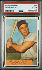 1954 Bowman #45 Ralph Kiner PSA 4 VG-EX!!