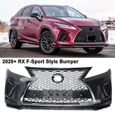 Front Bumper Conversion Fit For 2009-2015 Lexus RX350 RX450h 2020+ F-Sport Style