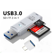 NEW USB 3.0 Type C to TF SD Micro SD TF OTG Smart Memory Adapter Laptop Compute