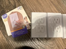 Babies R Us Baby Safety Sliding Outlet Covers, White 4 Pack