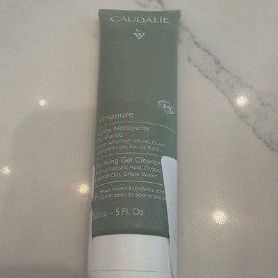 Salicylic Acid Cleanser Pore Purifying Gel 150mL Caudalie Vinopure Sealed
