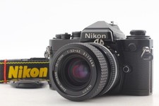 MINT Nikon FE Black 35mm SLR Film Camera Ais 35-70mm Zoom Lens From JAPAN