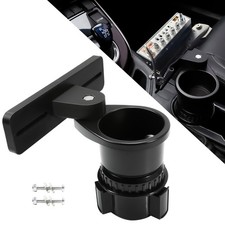 Upgraded Cup Holder Radio Mount CB Satellite Radio Universal 2 Hole Bracket