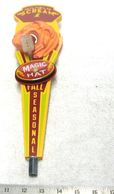 MAGIC HAT FALL PUMPKIN ALE SCREAM BEER TAPPER HANDLE MAN CAVE COLLECTIBLE