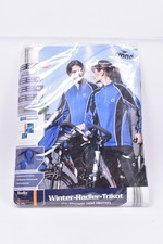 Crane Sports Camiseta Ciclista Invierno Art. 702 - Azul/Negro - Talla XL - Sin Usar