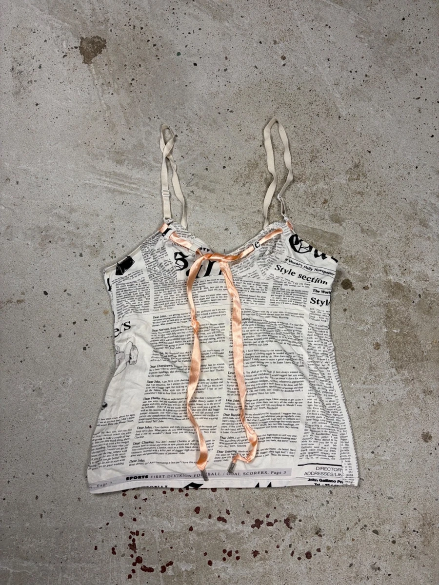 Women's John Galliano Tank Tops for sale | eBay