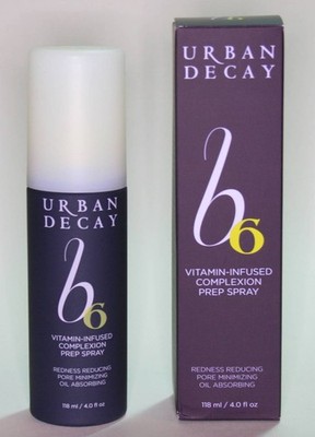 Urban Decay B6 Vitamin-Infused Complexion Prep Spray Primer 4.0 oz / 118 ml NIB