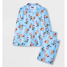 Unisex Girls/boys Bluey Christmas Holiday pajamas Size M 8-10