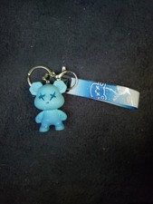 Blue Cute Keychain Cartoon Resin Bear Charm Bear Pendant Keychain Strap Kawaii