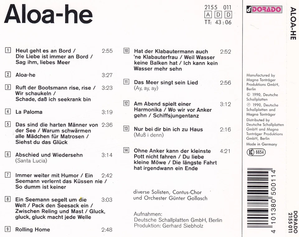 VARIOUS ARTISTS - CD - ALOA-HE - Bild 2 von 2