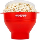 The Orginal HotPop Silicone Popcorn Maker - Microwave Popcorn Popper with Han...