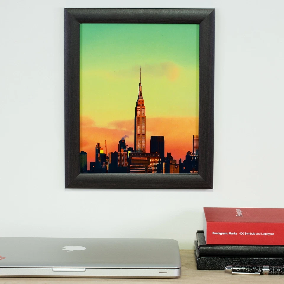 Marco de póster/foto Craig Frames 232477781624AC de 1 pulgada de ancho en madera lisa Foto 2 de 4