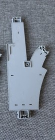 1x Lego Monorail Track Switch Old-Light Gray Left 2890 Unitron 6991 Lego Space