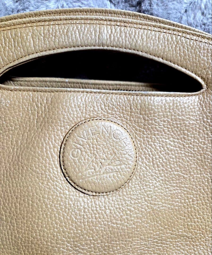 GIVENCHY vintage leather handbag with logo thumbnail 10