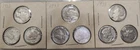 1938 Mercury Dime. Lot of 9 coins. Old Coin Flips. All Mint Marks. NO RESERVE!