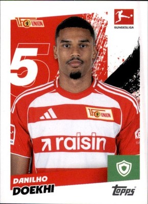 Topps Bundesliga 2025/2026 Sticker 31 - Danilho Doekhi - 1.FC Union Berlin