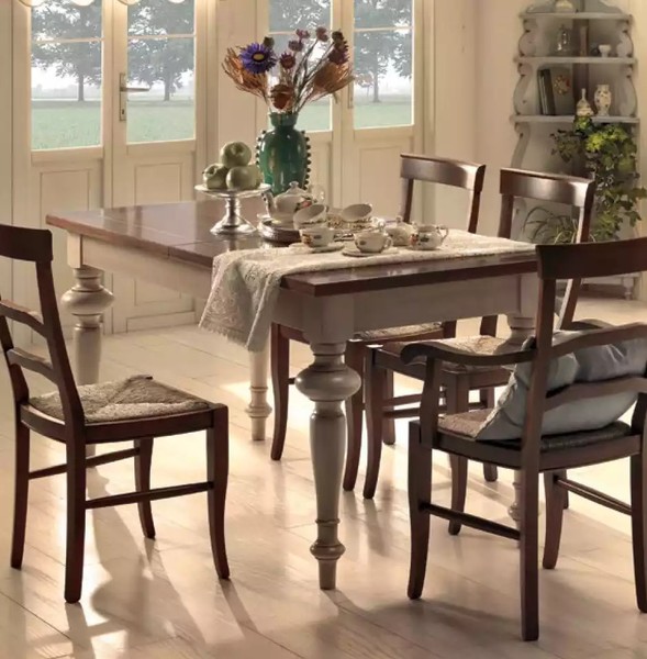 Luxus Klassisch Esstisch Holz Rechteckig Braun Tisch Esszimmer Esstische Neu-image