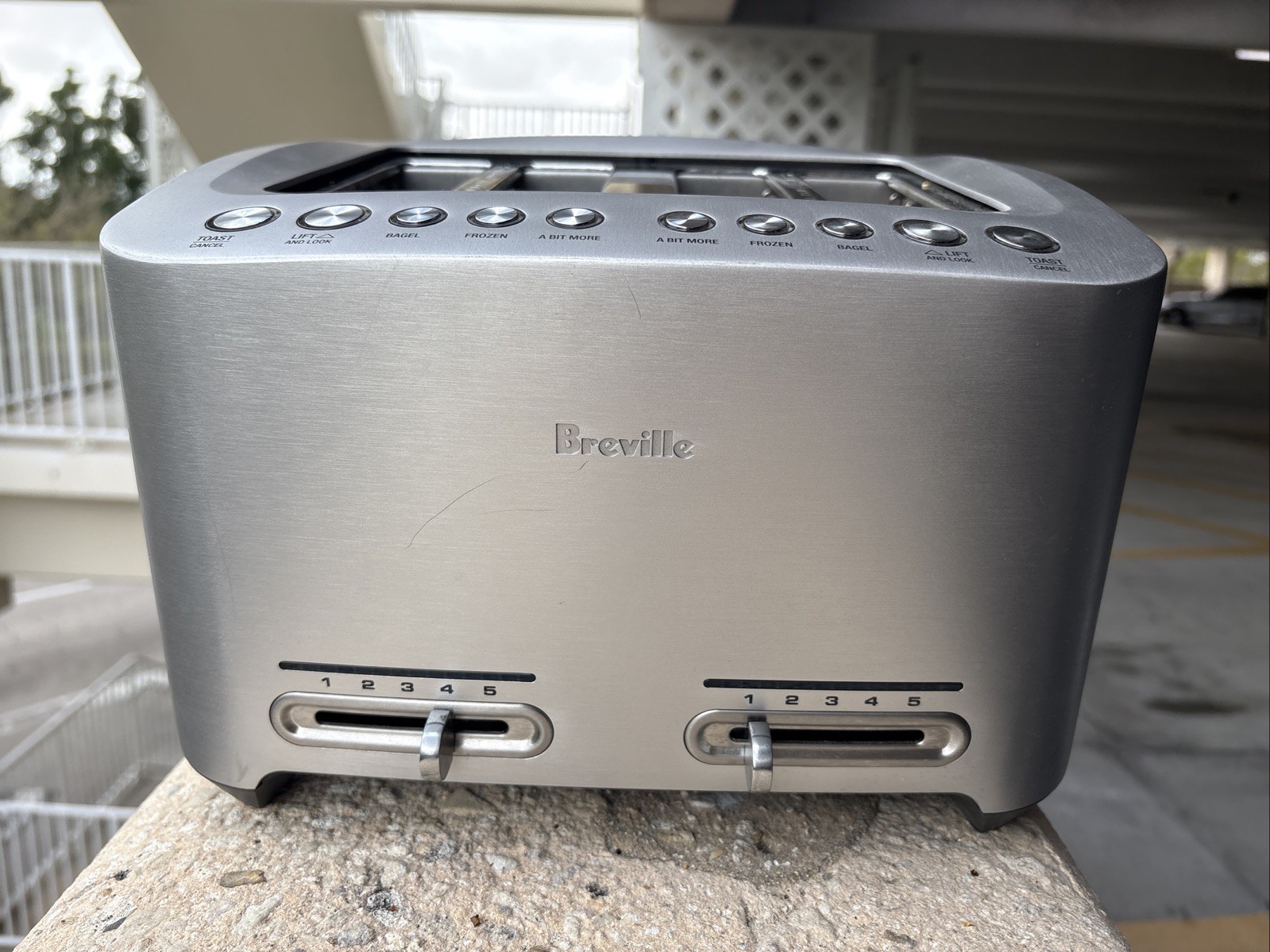 Breville BTA730XL 4 Slice Long Slot Toaster Brushed Stainles