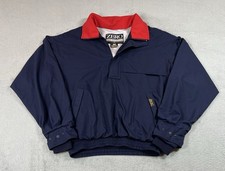 Zero Restriction Rain Jacket Mens Small Navy Blue Gore-Tex Golf Sweater Pullover