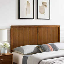 Robbie King Walnut Wood Headboard - MOD-6219-WAL