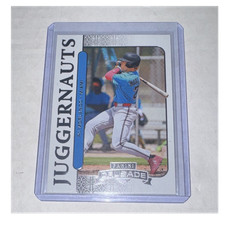 Panini 2025 Crusade Juggernauts Insert PJ Morlando #29 Miami Marlins Baseball